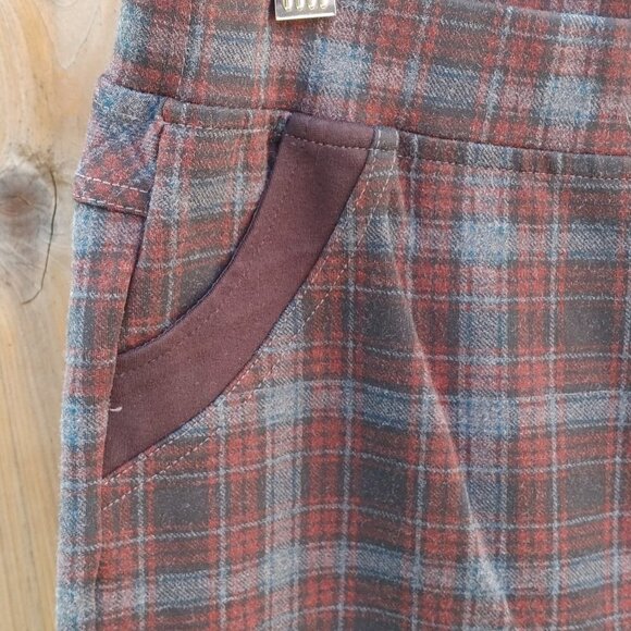 ATTRACTIVE SIMON CHANG The Collection Checkered Stretch Pant Leggings S… - Picture 4 of 7